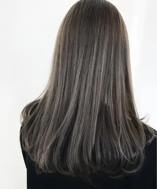 セミロング カラー 髪質改善サロン ARCHE野瀬冬馬のヘアスタイル