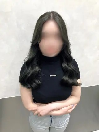 ロング カラー 💖ブリーチなし透明 感💖ASAHIのヘアスタイル