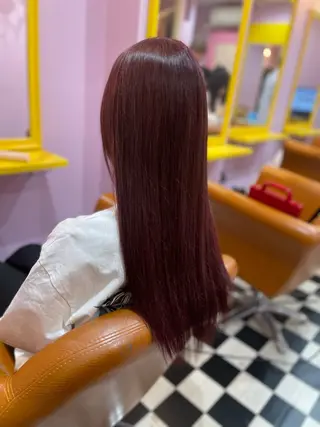 ゆか🐻 ちび編み🤍シールのヘアスタイル