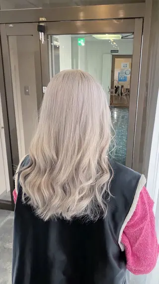 ロング カラー 髪質改善×縮毛矯正 taichi副店長のヘアスタイル