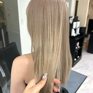 ロング カラー メンズ 🫧💞ハイトーン 瀧田 菜々花🦄🫧のヘアスタイル