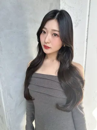 ロング カラー CHERIM ❤️🔥新家光葉のヘアスタイル