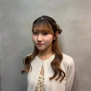 ロング nanoha¦銀座¦ 推し活ヘアアレンジのヘアスタイル