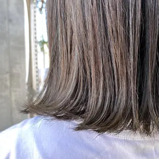 ミディアム カラー ヘアアレンジ 【ダメージレス施術】 【透明感】北村 拓也のヘアスタイル