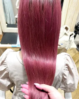 カラー 横山ダブルカラー ハイライト透明感カラのヘアスタイル