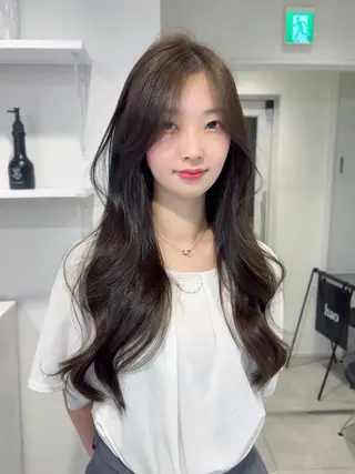 ロング カラー ヘアアレンジ 似合わせヘア/ 渋谷/Ayaka🎀のヘアスタイル
