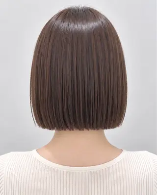 ミディアム カラー 久木原 ゆりのヘアスタイル