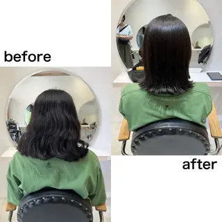 ミディアム 川間 将彦のヘアスタイル