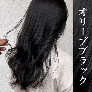 セミロング マンツーマン施術 山口つよしのヘアスタイル