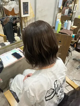 ショート カラー ハイトーン特化/ ヘアセット/モエノのヘアスタイル