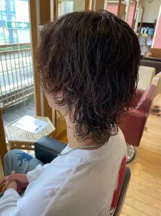 パーマ メンズ 村松 寛太のヘアスタイル