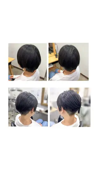 ショート lore umeのヘアスタイル