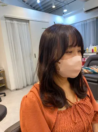 ミディアム カラー 似合う髪型見つけます AYAKAのヘアスタイル