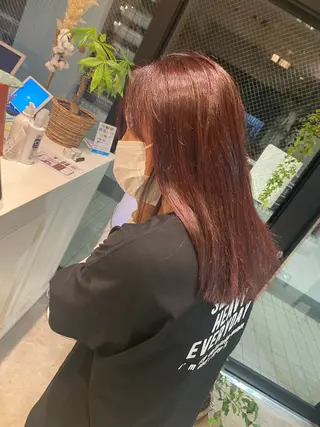 ミディアム カラー 🫧✨️‪榎宮秀 透明感 ハイトーンのヘアスタイル