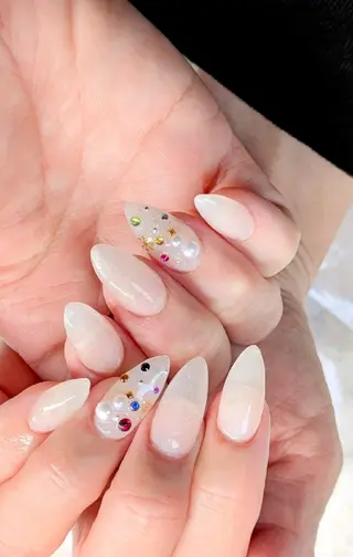 ネイル imaichise 🧡💜推しネイルのネイルデザイン