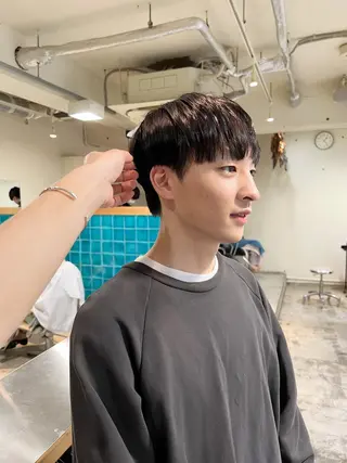 ショート パーマ メンズ スパイキーショート/ メンズヘア/hugeのヘアスタイル