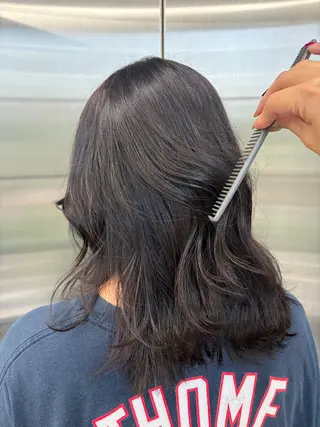 カラー 野内 柚那のヘアスタイル