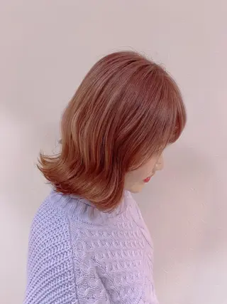ミディアム 【novem】 Miyukiのヘアスタイル