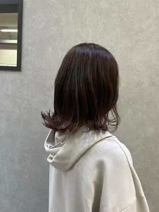 ミディアム カラー 小野 優太のヘアスタイル