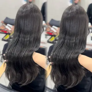 ロング カラー 赤み無し柔らかカラー 【梅田】madokaのヘアスタイル
