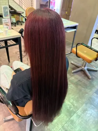 ロング カラー ✨縮毛矯正モデル✨ RURUのヘアスタイル