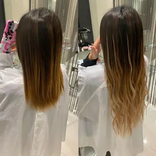 ロング 【育休中】EARTH 荒井店HARUNAのヘアスタイル