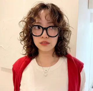 ミディアム パーマ mellow NANAのヘアスタイル