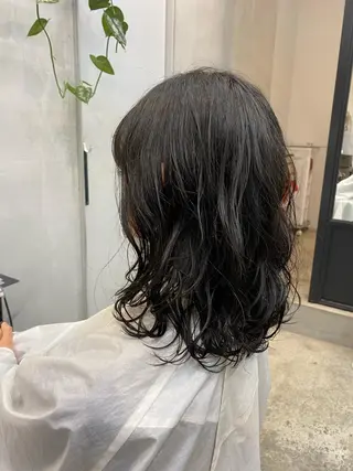 ロング パーマ やました もえかのヘアスタイル