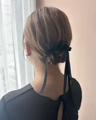 ミディアム hubhair レイヤー/透明感のヘアスタイル