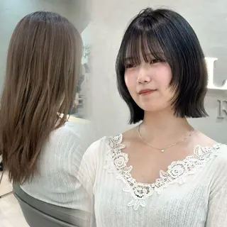 ショート 縮毛矯正/韓国ヘア /レイヤー🎀ミズキのヘアスタイル