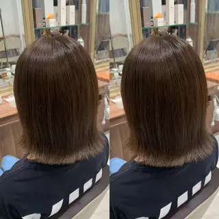 ショート カラー パーマ ヘアアレンジ レイヤーカット♡ 🌻鈴木花🌈のヘアスタイル