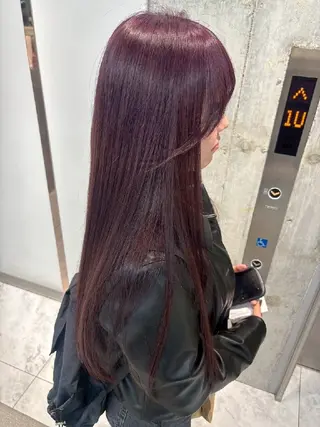 カラー ロング Lond Roleのヘアスタイル