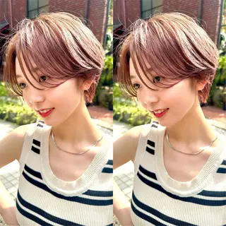 ショート 骨格診断で絶対可愛い ✨丸みショート✨凌弥のヘアスタイル