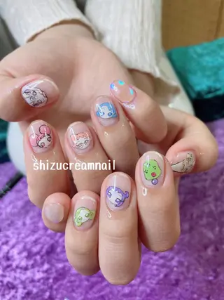 ネイル shizucream 痛デコネイル専門のネイルデザイン