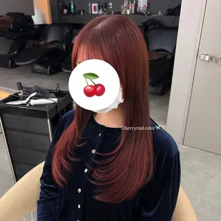 カラー モデル募集中🍒 縮毛矯正✨Runaのヘアスタイル
