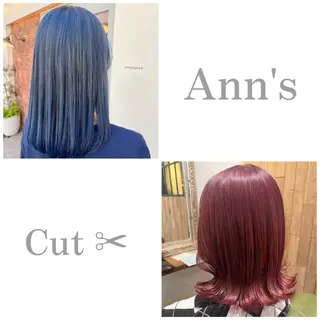 ミディアム 韓国スタイル🇰🇷 annaのヘアスタイル