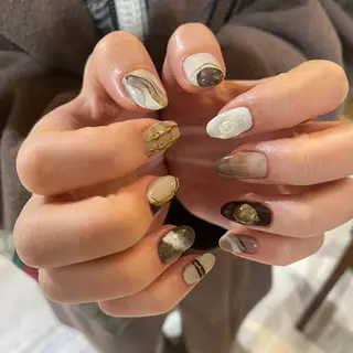 ネイル niconail 🧣ayu 📍烏山のネイルデザイン
