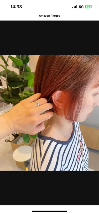 ショート カラー レイヤーカット/美髪 矯正🫧/中本輝人のヘアスタイル