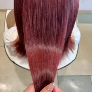 カラー レイヤー🌟 ブリーチ/紅芭✨のヘアスタイル