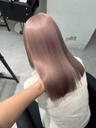 ロング カラー ミルクティー/渋谷 shunta🌟🌟のヘアスタイル