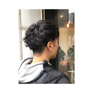 パーマ メンズ あらい なつみのヘアスタイル