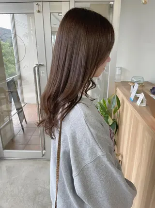 セミロング カラー レイヤーカットが得意 ✨村田和佳のヘアスタイル