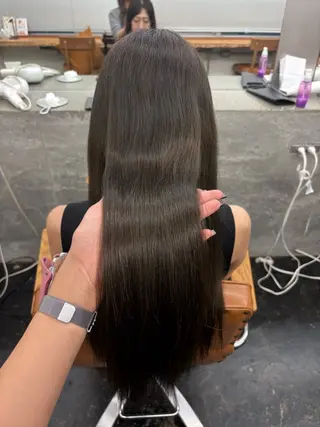 ロング 透明感カラー/顔周り カット/ののか💞のヘアスタイル