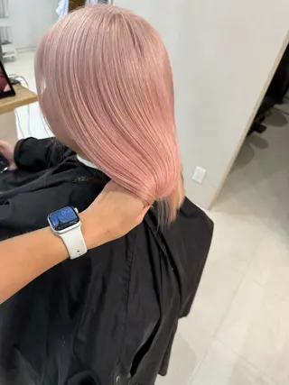 ミディアム 鈴木 妃帆未のヘアスタイル