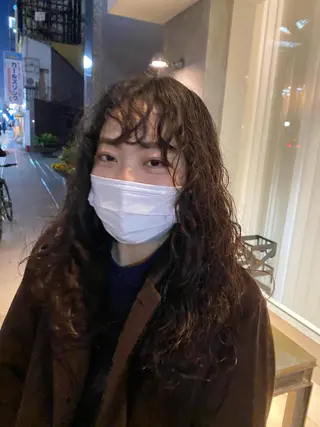 ロング パーマ BELO キエのヘアスタイル