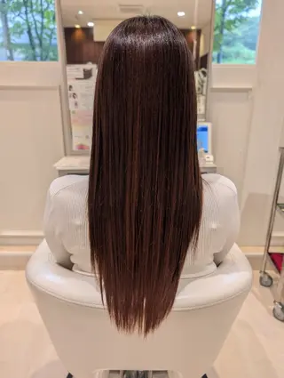 ロング 田端みおと🐱ダブル カラー/髪質改善💕のヘアスタイル
