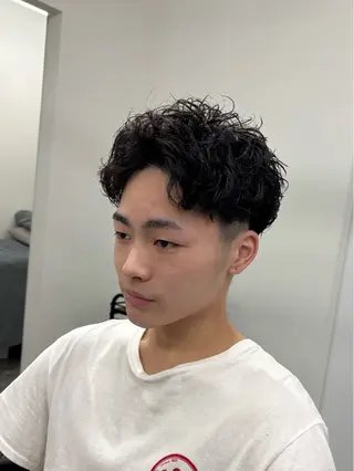 パーマ メンズ 京都河原町 メンズパーマ助川龍哉のヘアスタイル