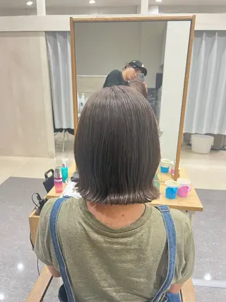 ミディアム カラー 白髪ぼかし特化/富沢 太白区/千葉達人のヘアスタイル
