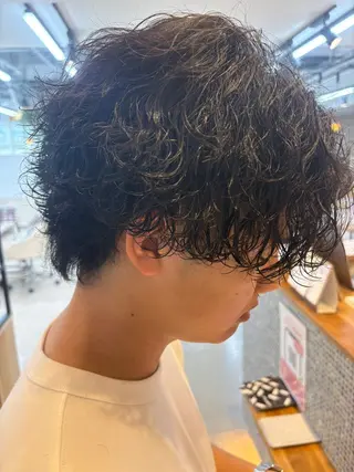 ミディアム 【GRANDEUR】 石橋亜嘉史のヘアスタイル