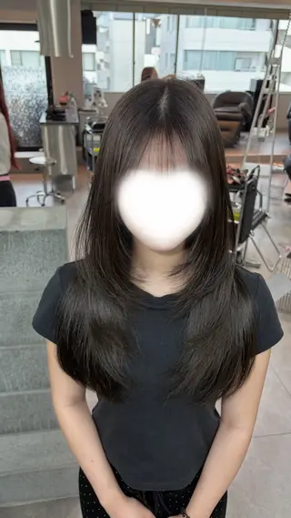 ロング カラー 🏹MIYU¦抜け感 ×柔らかカラーのヘアスタイル